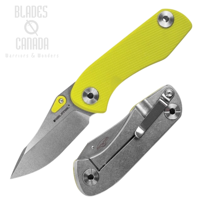Real Steel Precision Folding Knife, 14C28N, G10 Neon green, 5123